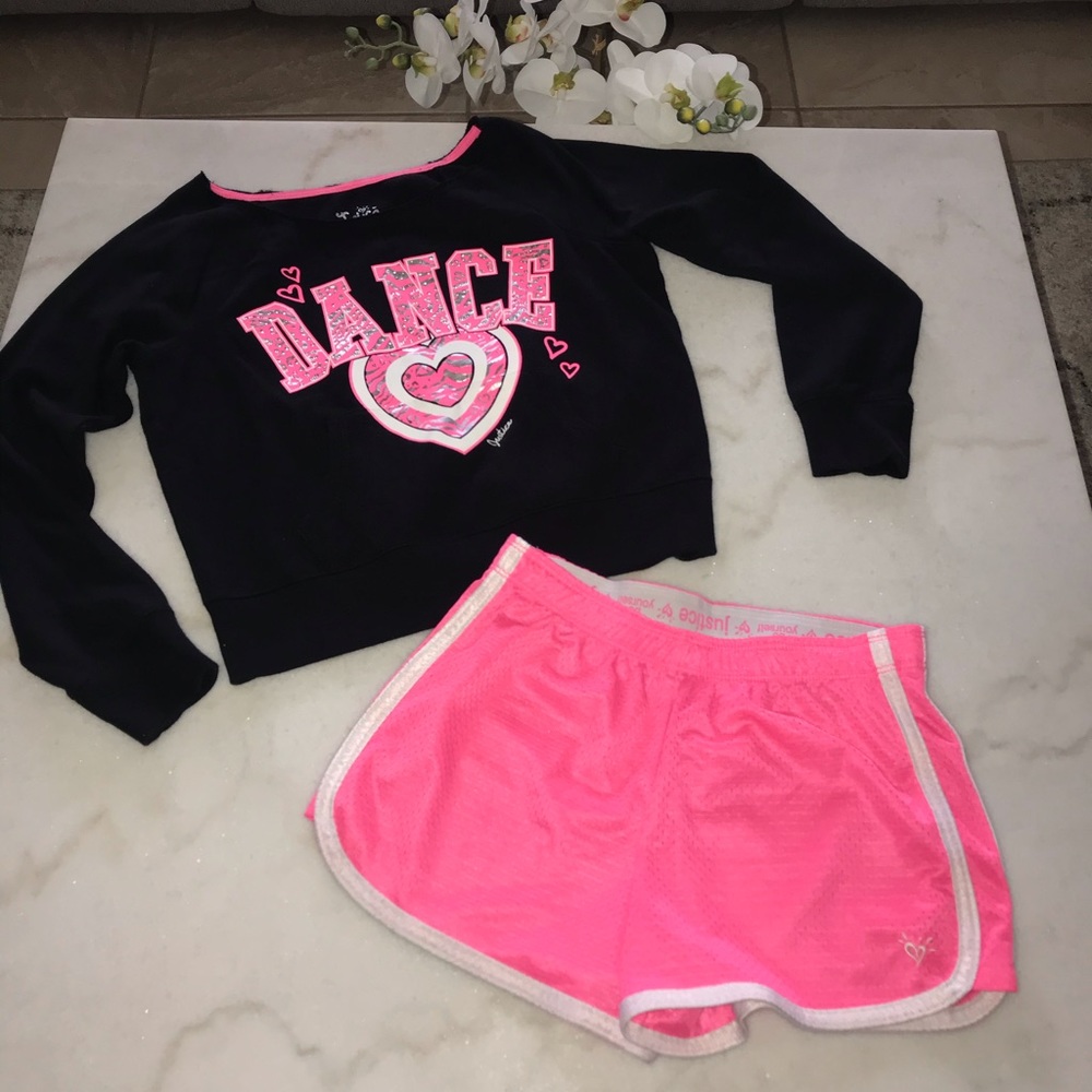 JUSTICE DANCE outfit.